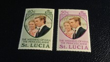 St. Lucia : 1973 " Königshäuser "  ! TOP !-Nr 341-342 postfrischer Satz