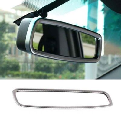 Interior Console Rearview Mirror Trim For Ford Explorer Matt Silver 2011-2019