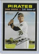 2020 Heritage #234 Jose Osuna Pittsburgh Pirates