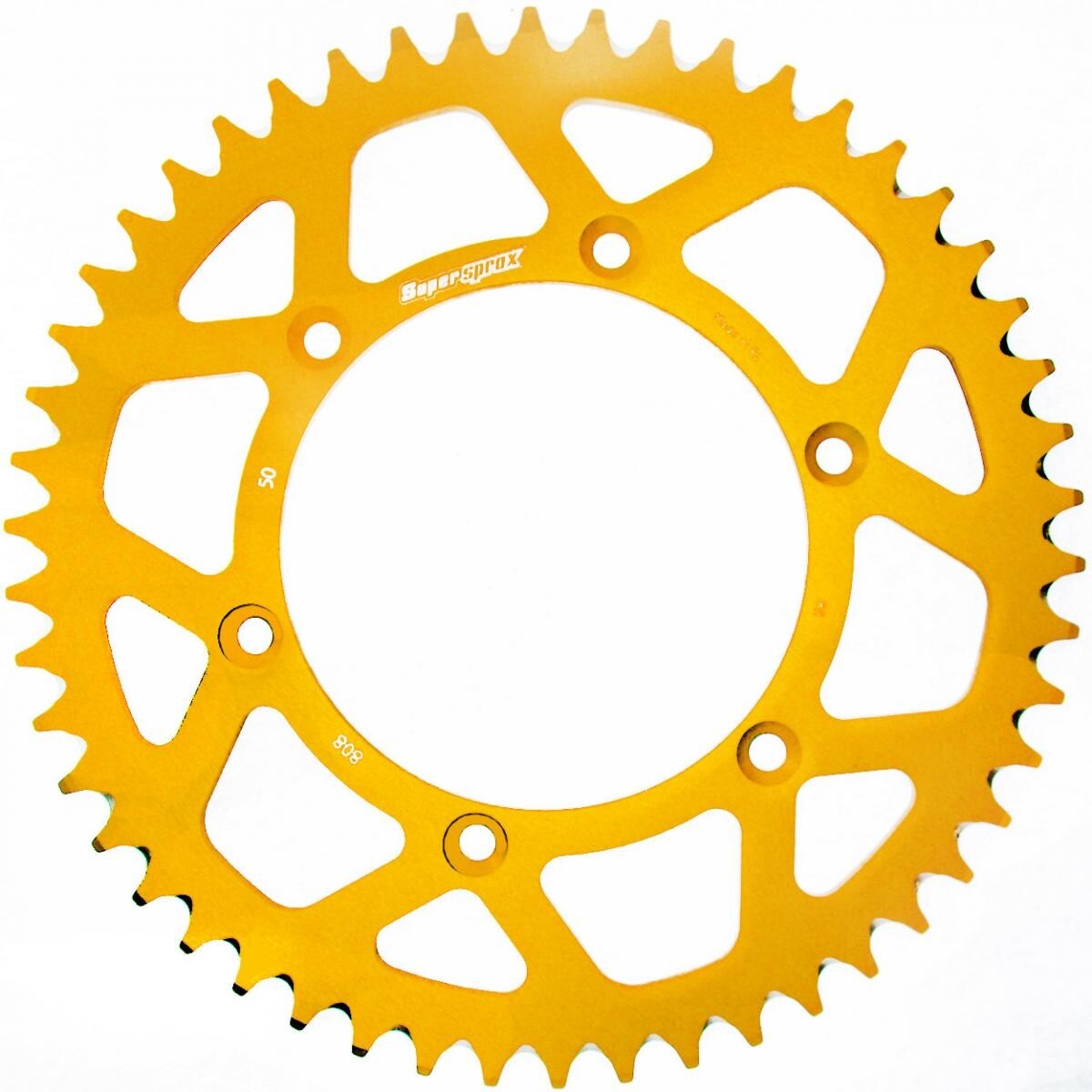 Couronne JTR808.50 Suzuki RMZ en alu Ergal super gear arrière 50 dents pour motocross