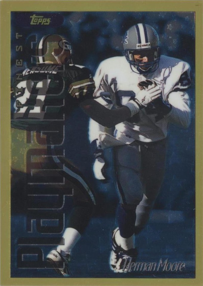 1996 Topps Finest Herman Moore #2 - 1 of 2