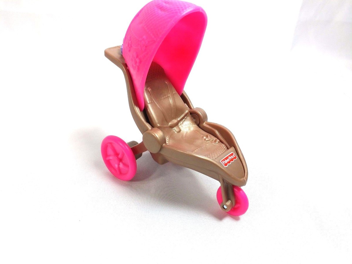 Fisher Price Loving Family Baby Doll House Set Stroller Dolls