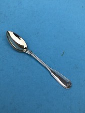 1 AUGSBURGER FADEN Mokkal&ouml;ffel 11 cm, 800 Silber Laffe vergoldet, Wilkens, ungr.