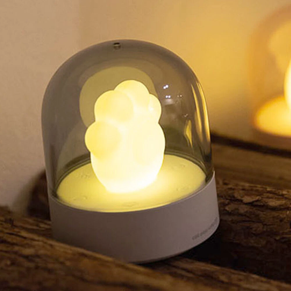 Cat Paw Bedside Light 3 speed Dimming Cartoon Table Lamp Music Box