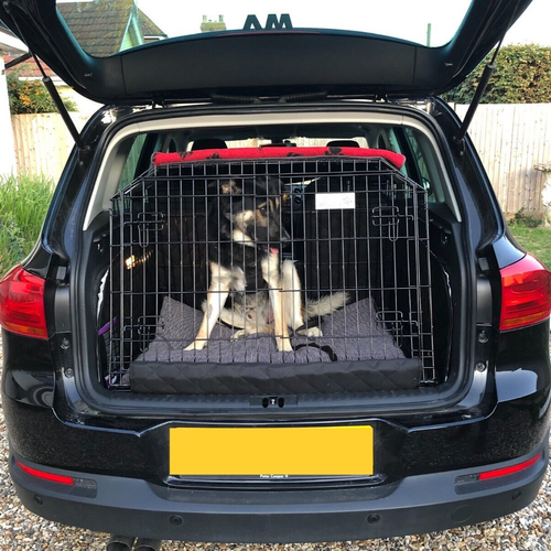 PET WORLD VOLKSWAGEN Tiguan MK2 2016+ Sloping Car Crate Pet Dog