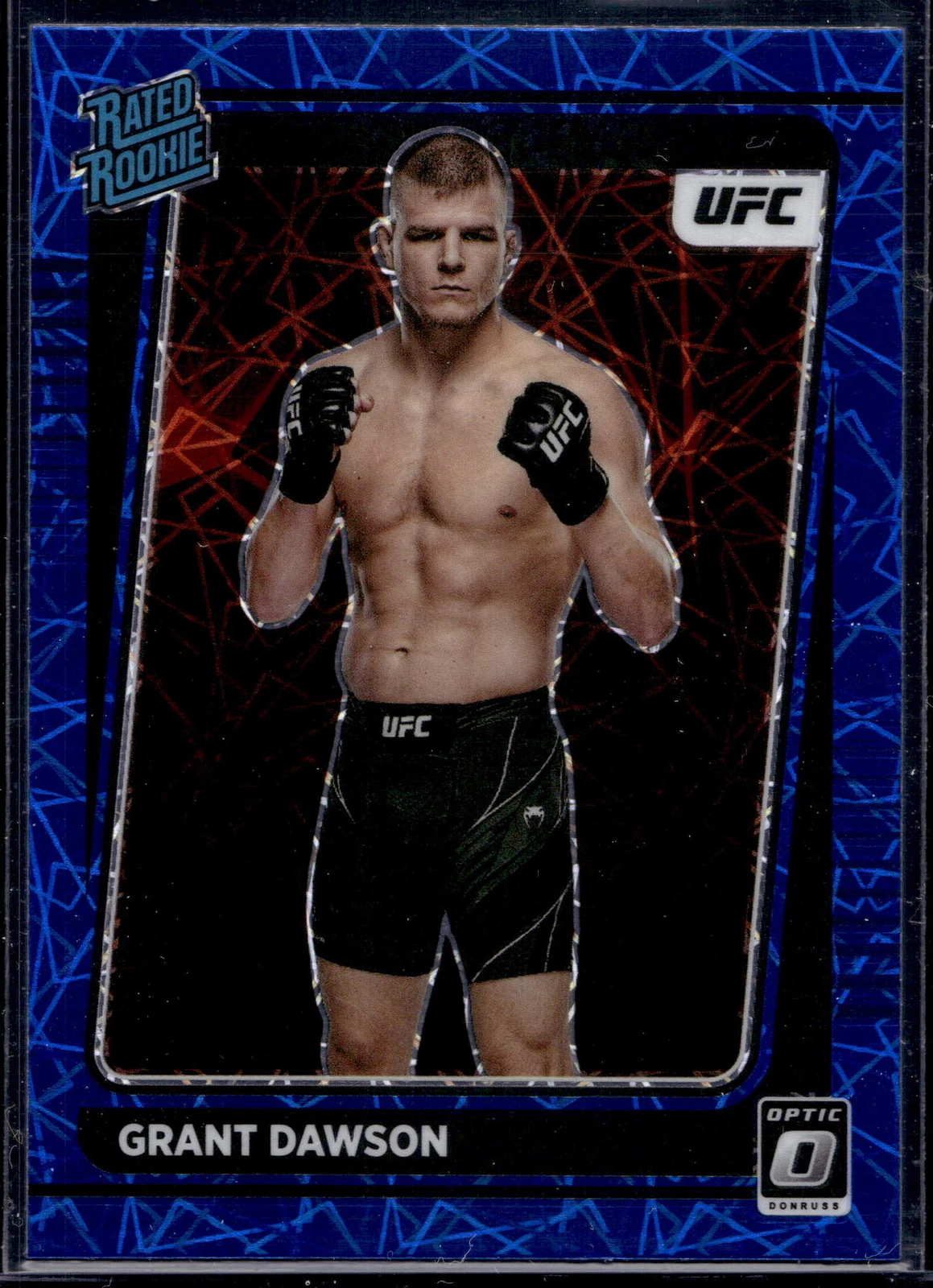 2022 Donruss Optic UFC #101 Grant Dawson Blue Velocity