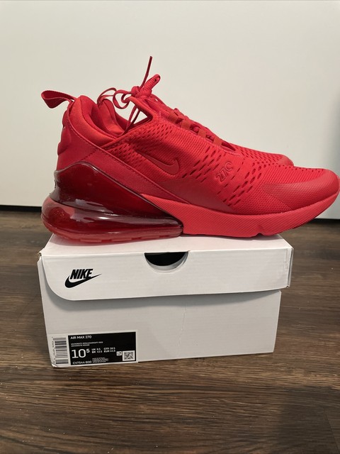 nike air max 270 triple red 