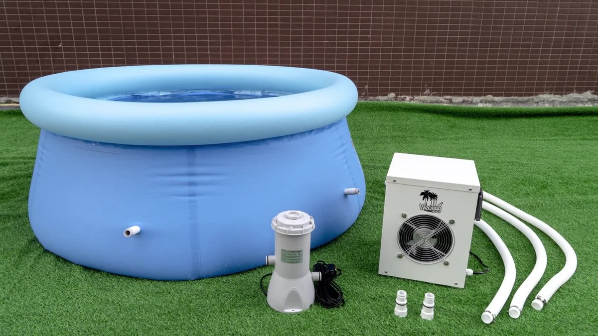 Inground Pool Heat Exchanger Heating Outdoor Pool Immersion Water