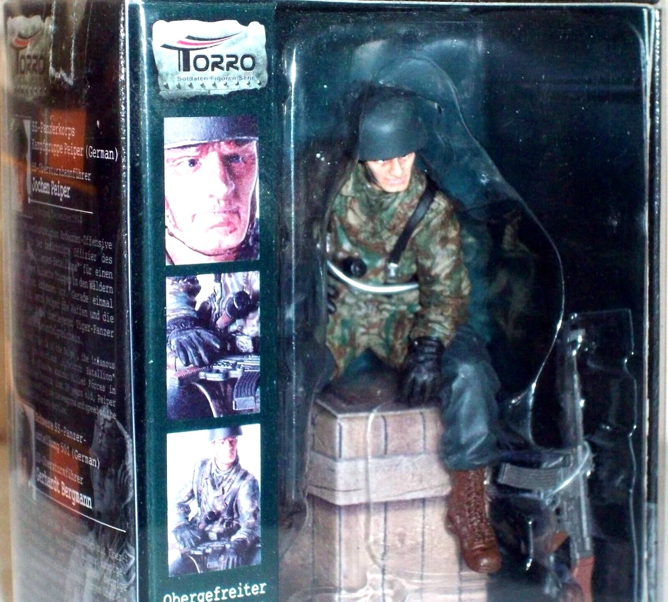 1/16 TORRO figurine Obergefreiter HELMUT ROSSEL+STG 44 3.FallschirmjägerDivision - Immagine 4 di 4