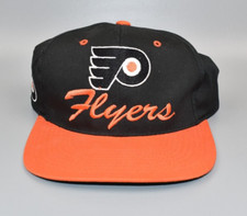 Philadelphia Flyers Vintage Logo 7 Script Snapback Cap Hat