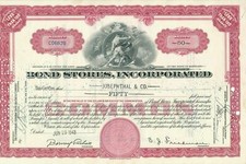 Bond Stores Inc., Maryland, Charles Bond, Textil, Cleveland, Rochester 1943/1944