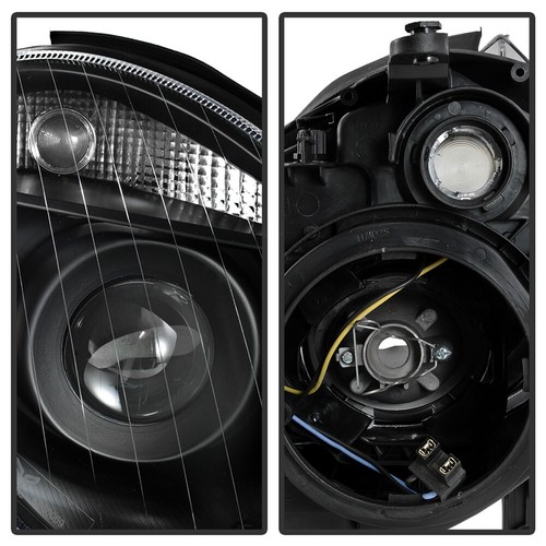 0306 MBenz W211 EClass E320 E350 E55 Black Projector Headlight