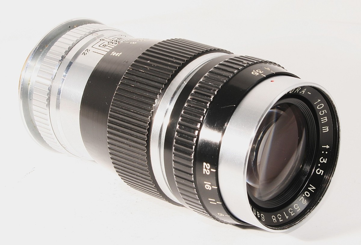 【良品+】Sankyo Koki KOMURA 105mm F3.5 L39Mt Sankyo Optical Works KOMURA 105mm f3.5 LTM 39mm #9737 kjm