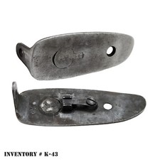 Original Us Springfield Krag Rifle Carbine Butt Plate With Trap All Models
