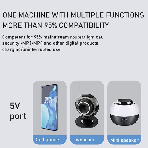 Portable MINI UPS 10400mAh 18V Uninterrupted Power Supply for Router Switch - Picture 4 of 17