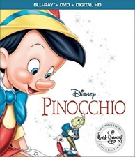 Pinocchio [Blu-ray DVD DIGITAL W/ SLIPCOVER] NEW / SEALED - FREE SAME DAY SHIP