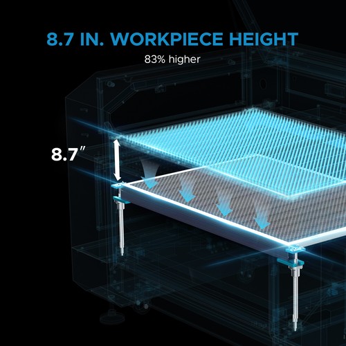 🆕OMTech Pronto 40 90W 24x 35 CO2 Laser Engraver and Cutter with Autofocus - Picture 9 of 13