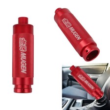 Mugen Red Aluminum Car Handle Hand Brake Sleeve Universal Fitment Cover 4 All