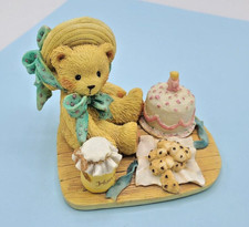 Cherished Teddies Bear Figurine 1991 Anna Hooray For You Enesco 950459