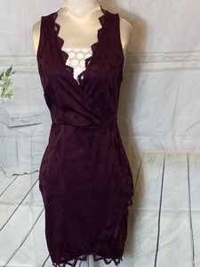 dark purple bodycon dress