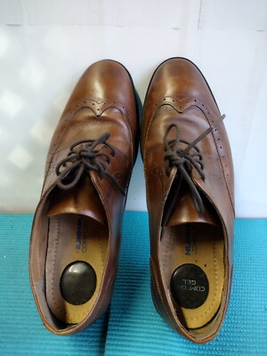 Nunn Bush Men\'s 10.5 Brown Leather Oxford Dress‎ Shoes Classic Lace-Up Comfort Nunn Bush Men main image 4