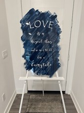Acrylic Wedding Sign