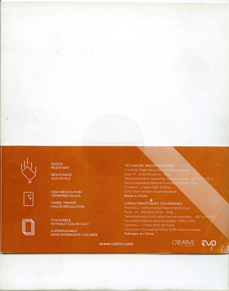 Cokin NUANCES Extreme Hard-Graduated Filter GND16 (4-Stop) for Size M (P-Series) - Image 4 of 4