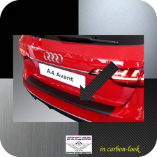 Exklusiv RGM Ladekantenschutz Carbon-Look für Audi A4 Avant B9 S-Line Mopf 2019-