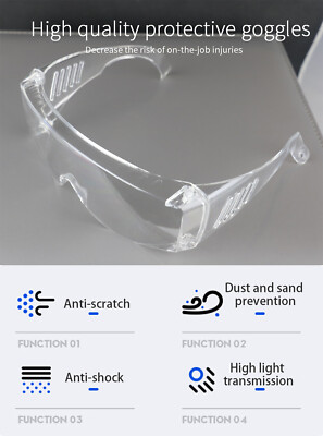 Eye Protection Clear Vent Protective Glasses