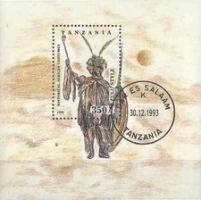 Timbre Folklore Tanzanie BF222 o lot 27540