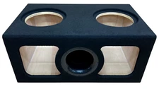 Ported Sub Box Enclosure for 2 10" Resilient Sounds GOLD Subs BIRCH ~ Plexiglass