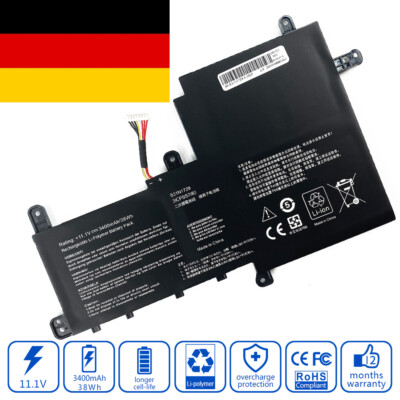 B31N1729 Akku für ASUS Vivobook S15 X530UF-2F X530UN1E X530FA1B X530FN1E