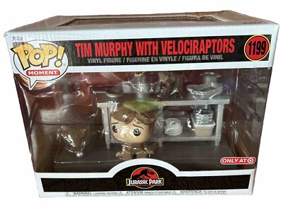 Funko Pop! Moments: Jurassic Park - Tim Murphy with Velociraptors
