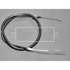 Image of Handbrake Cable Rear BKB1273 Borg & Beck Hand Brake Parking 1L0609721B