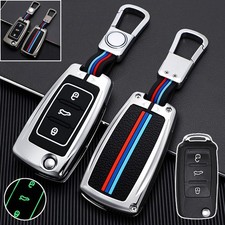Zinc Alloy Car Key Case Cover For Vw Golf Gti Jetta Passat Beetle Tiguan Cc Eos