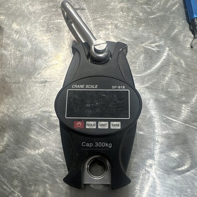 SF-918 Digital Hanging Crane Scale 300kg Capacity Hold Tare Unit Conversion