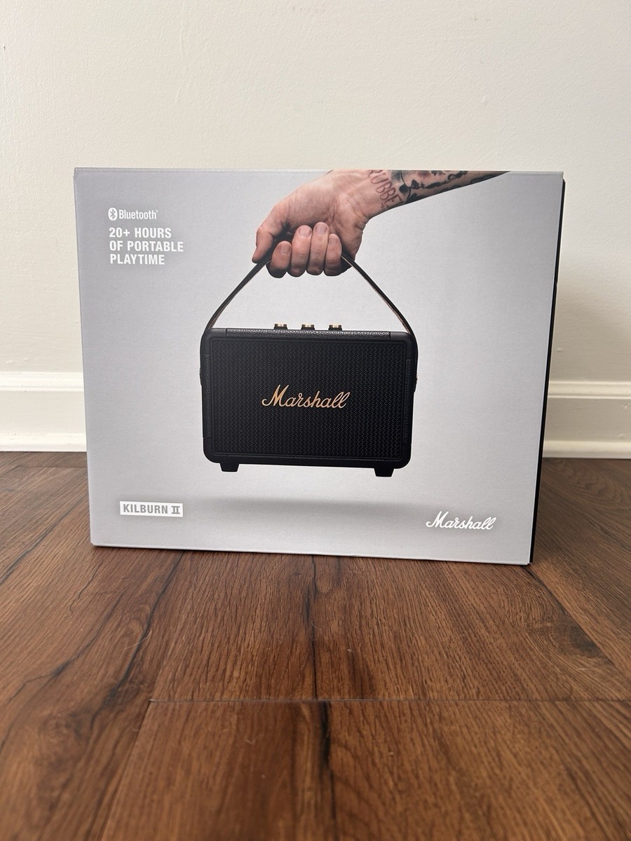 Marshall Kilburn II Portable Black Bluetooth Speaker - (1002634 