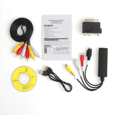 Easycap USB 2.0 VHS Videorecorder zu DVD Audio Video Konverter Capture Card Digitalformat