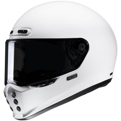 HJC 0829-0109-08 V10 Solid Helmet 2XL White for sale online | eBay