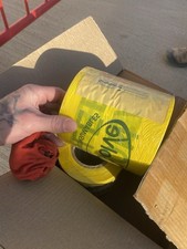 High visibility electrical warning tape  
