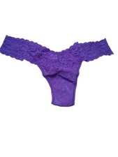 HANKY PANKY LACE ORIGINAL RISE THONGS , ONE SIZE