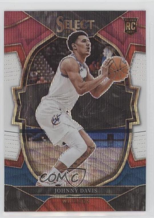 2022-23 Panini Select Concourse Tri-Color Prizm Johnny Davis #100 Rookie RC fm0