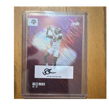 Onit Signature Series Football Dezz Ricks Texas A&M Aggies S-1 Autograph
