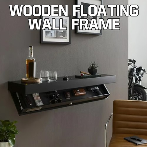 Secret Floating Shelf Safe - Hidden Compartment - Concealment Stealth Tactical - Picture 3 of 18