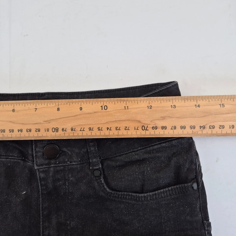 JASPER CONRAN Jeans 10 Black Women's Cotton Blend Straight Leg Style - Image 3 of 4