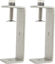 Stainless Steel C Clamps Small 5 Inch for Mounting, Heavy Duty U Clamps for Meta