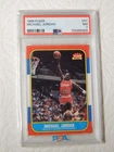 1986 Fleer Michael Jordan #57 Basketball Card PSA 7
