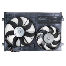 For Volkswagen Jetta 2008-2014 Radiator And Condenser Fan Assembly | Dual Fan