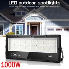 1Pack 1000W Watt Led Flood Light Outdoor Security Garden Yard Spotlight Lamp 