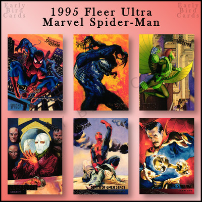 1995 Fleer Ultra Marvel SPIDER MAN (1-150) / Pick Your Cards / Buy4+ Save20%